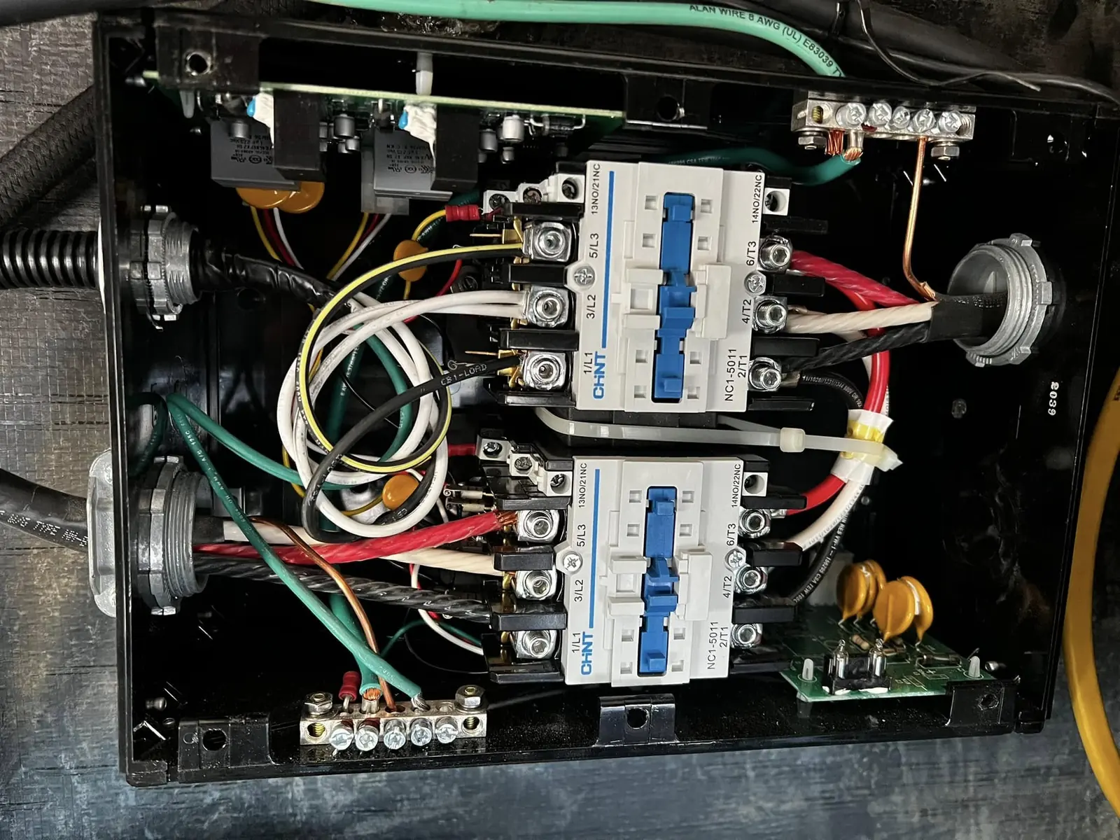 RV transfer switch and breaker panel wiring, RV electrical and generator repair